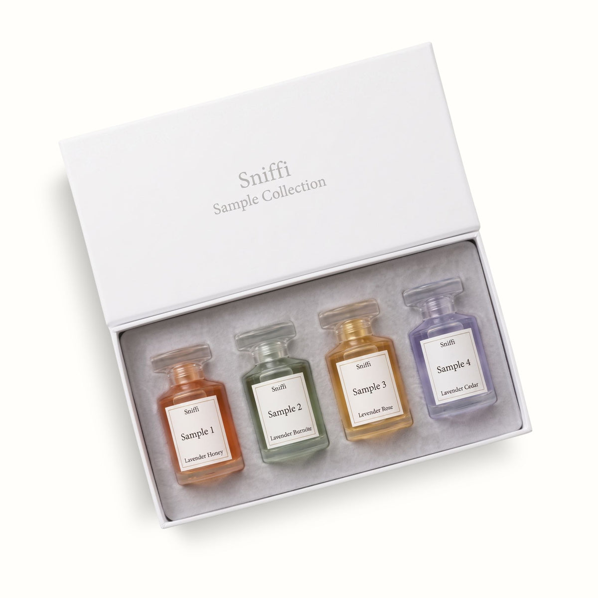 Wij maken custom scents / oop maat gemaakte geuren voor bruiloften, ontdek onze parfums door een sample set te kopen. 